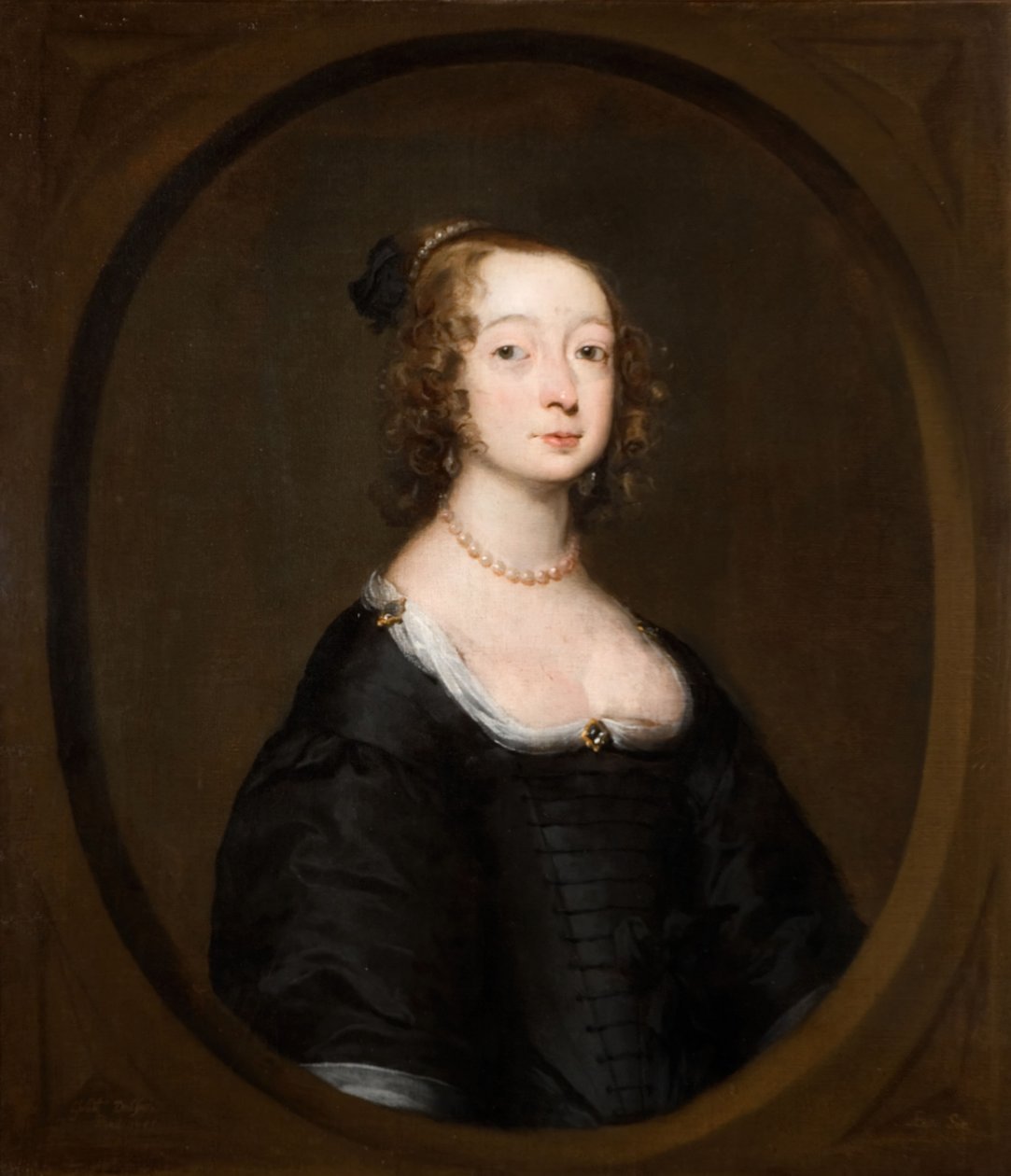 Női portré, 1645. alkotó: William Dobson