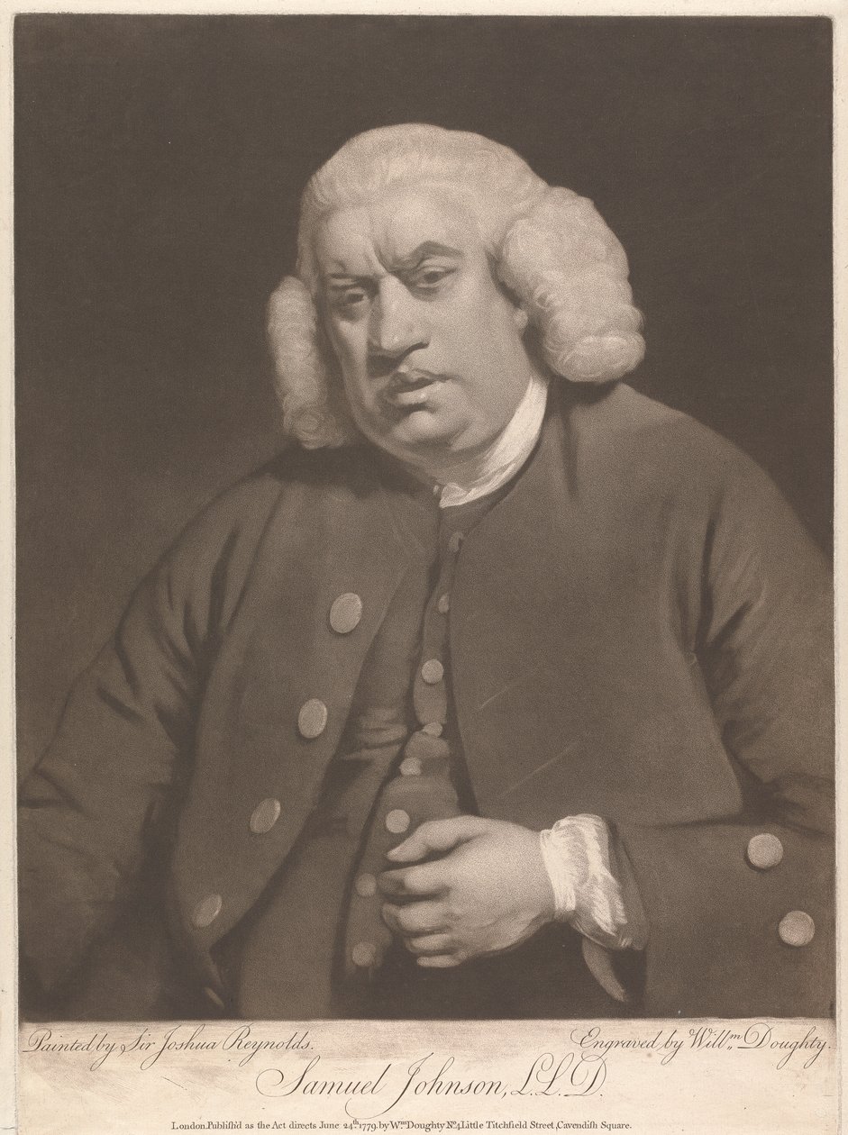 Samuel Johnson, L.L.D. alkotó: William Doughty