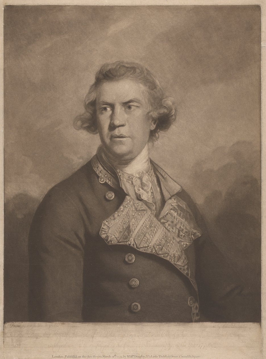 A tisztelt Augustus Keppel alkotó: William Doughty
