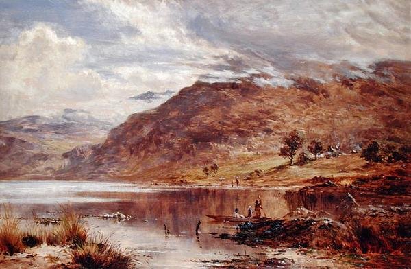 Cum Bychan, Harlech közelében, Walesben alkotó: William E. Harris