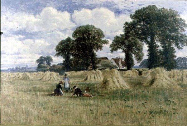 Betakarítás ideje, Dorney, Windsor közelében alkotó: William E. Harris
