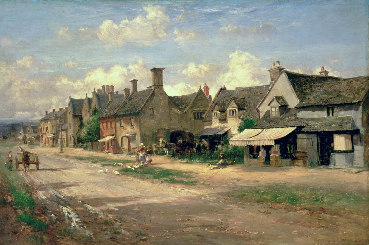 A High Street, Broadway, Worcestershire alkotó: William E. Harris