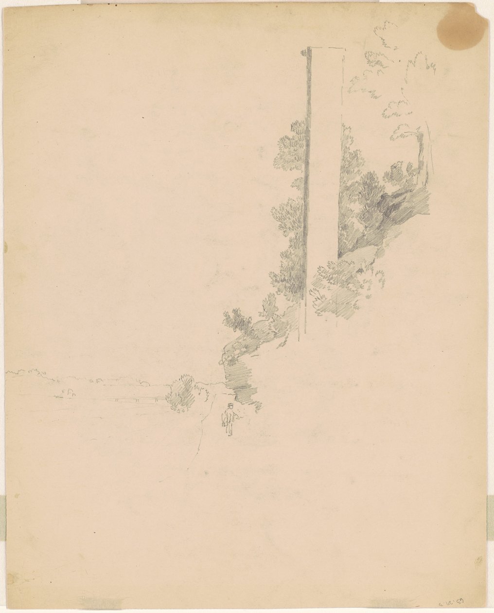 Tájkép [verso] alkotó: William E. Winner