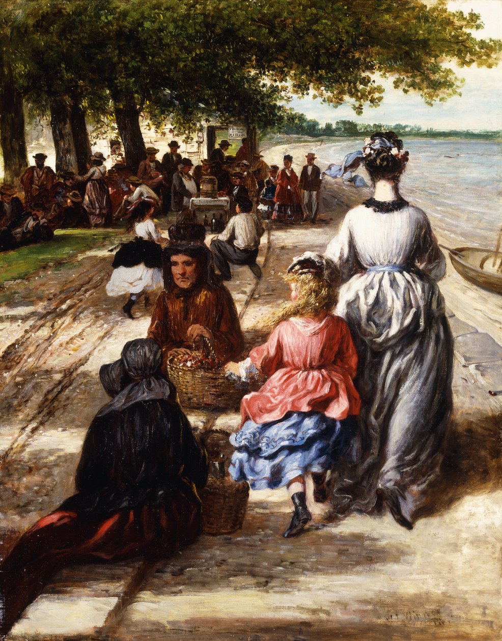 Near the Beach, Gloucester, 1877 alkotó: William E. Winner