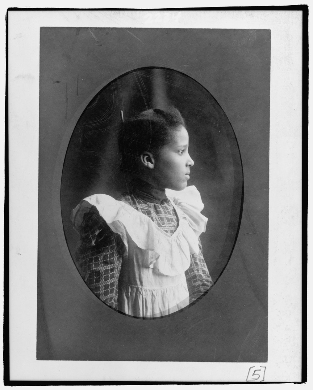 Bazoline Estelle Usher, az Atlantai Egyetem hallgatója alkotó: William Edward Burghardt "W. E. B." Du Bois