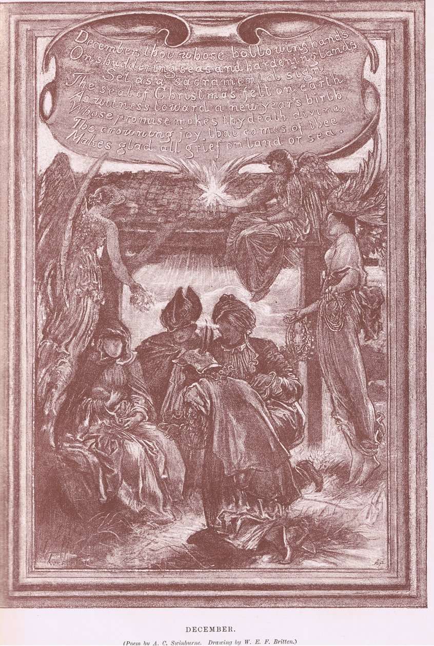 December, a The Magazine of Art 1893-ból, Cassell and Company alkotó: William Edward Frank Britten