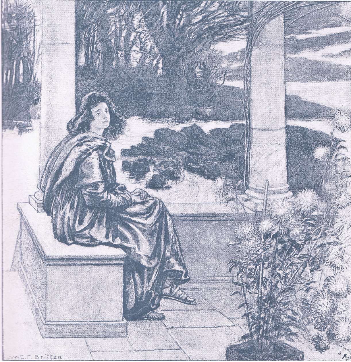 november, a The Magazine of Art 1893-ból, Cassell and Company alkotó: William Edward Frank Britten