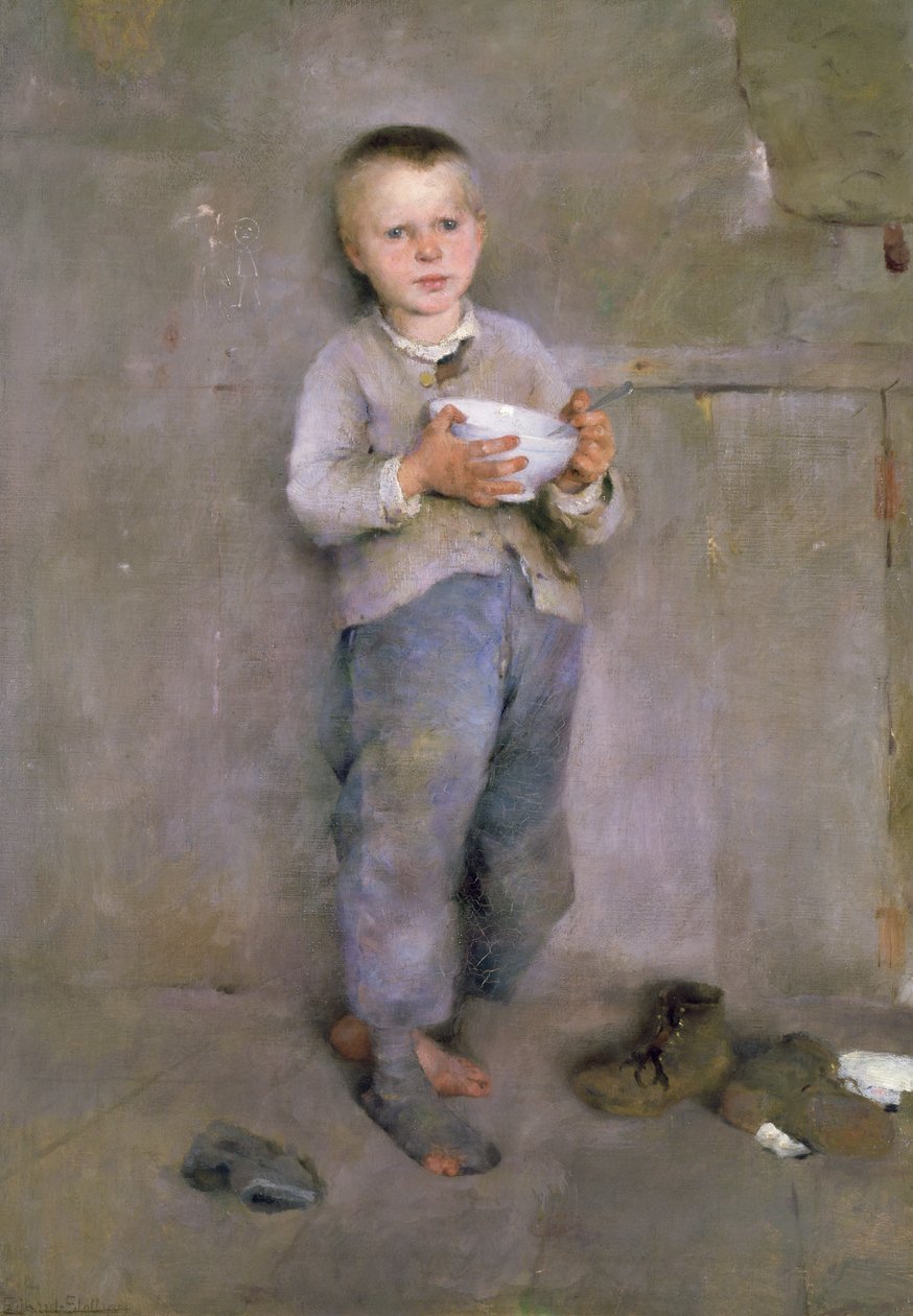 Boldog, mint a király, 1884 alkotó: William Edward Stott