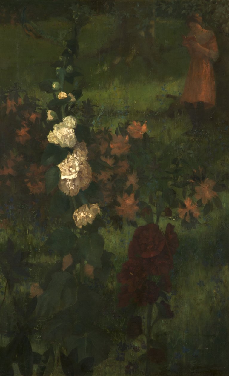 Hollyhocks (A Fairy Tale) 1890 alkotó: William Edward Stott