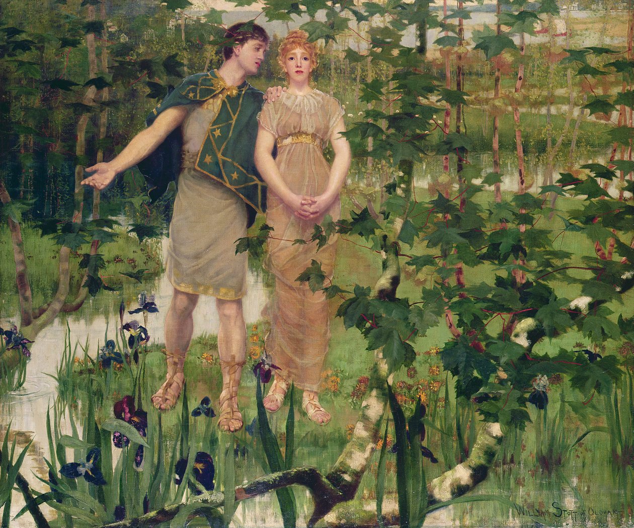 A boldog völgy, 1898 alkotó: William Edward Stott
