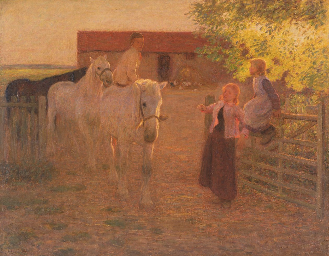 A régi kapu, 1896 körül (olaj, vászon) alkotó: William Edward Stott