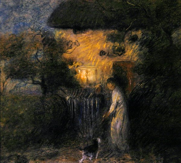 A kóbor macska, 1890 körül (pasztell, papíron) alkotó: William Edward Stott