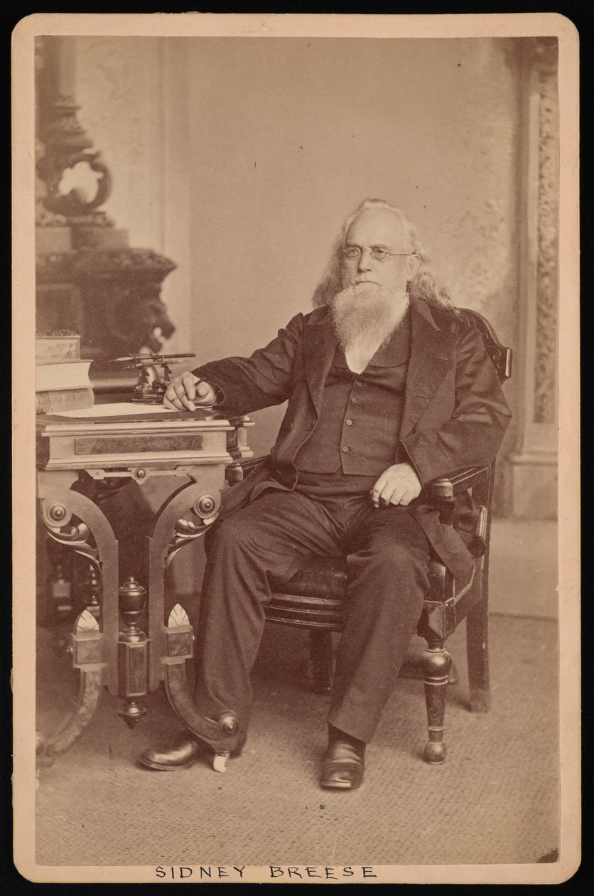 Sidney Breese portréja 1800-1878, 1878 előtt. alkotó: William Emory Bowman