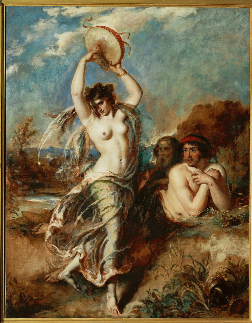 Bacchante tamburával ... alkotó: William Etty