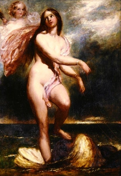 Galatea (olaj malomdeszkán) alkotó: William Etty