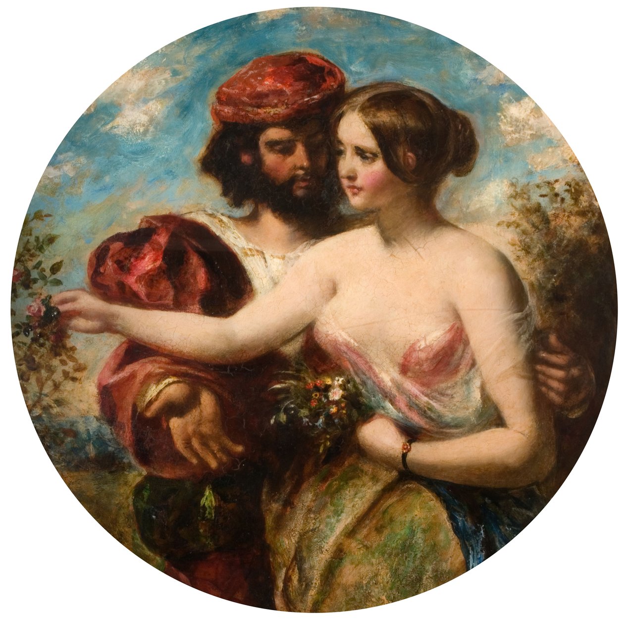 Gyűjtsd össze a szerelem rózsáját, míg itt az idő, 1848. alkotó: William Etty