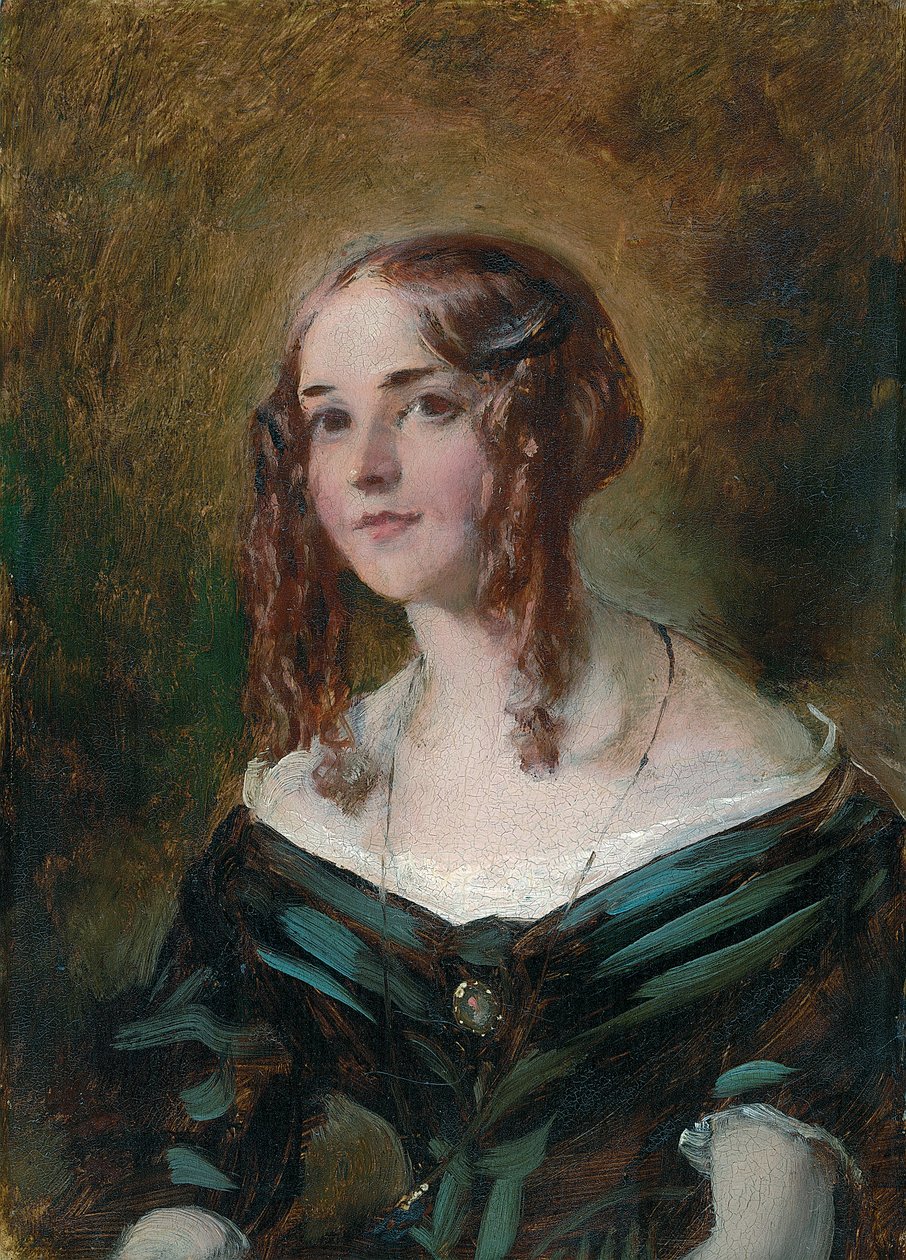 Lány zöld ruhában alkotó: William Etty