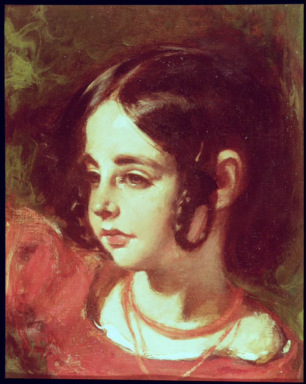 Egy lány feje alkotó: William Etty