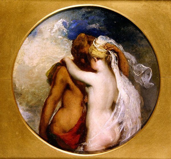 Nimfa és szatír (olaj a panelen) (lásd még: 352441) alkotó: William Etty