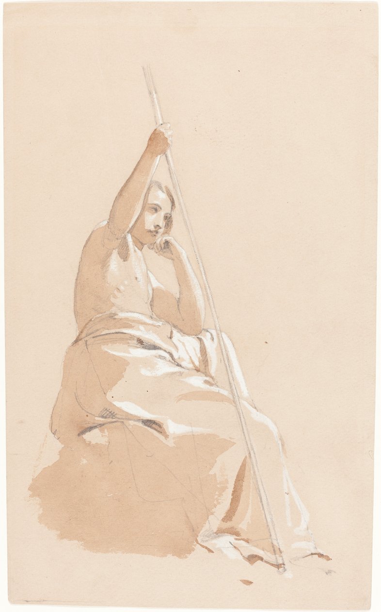 Ülő fiatalok személyzettel alkotó: William Etty