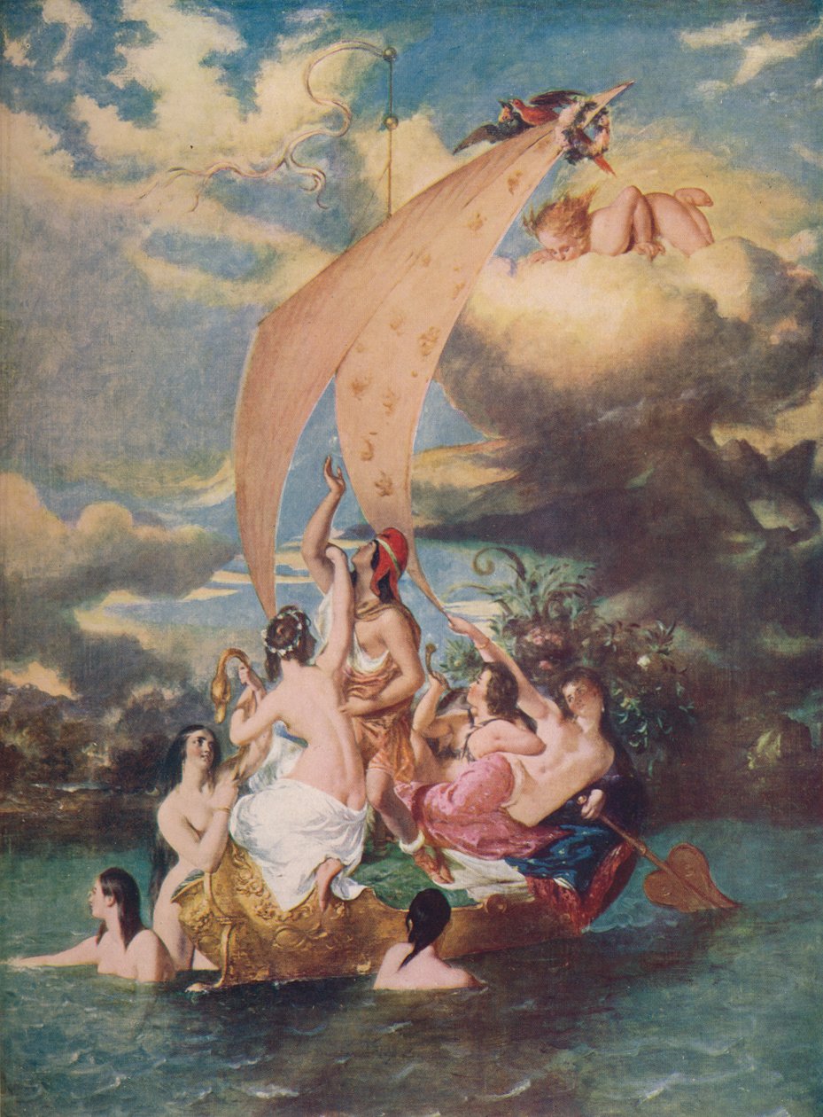 Fiatalok az orrban és öröm a kormánynál, 1830-32, 1915 alkotó: William Etty