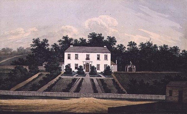 Kormányház, Parramatta, Új-Dél-Wales, 1805 (wc) alkotó: William Evans