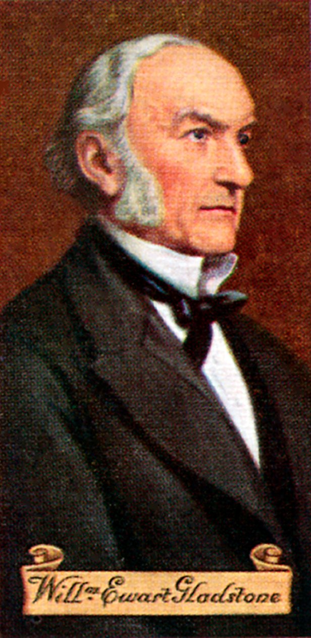 William Ewart Gladstone, egy sor cigarettakártya, 1935 alkotó: William Ewart Gladstone