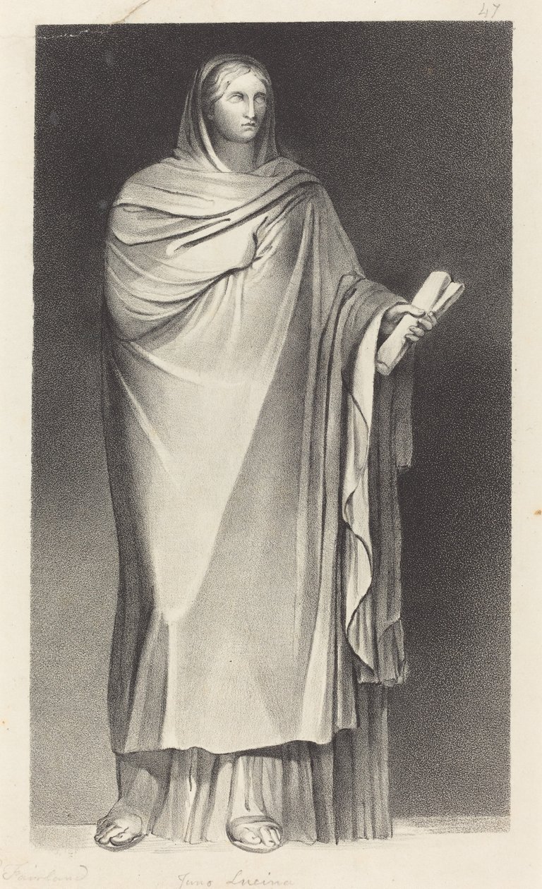 Juno Lucina alkotó: William Fairland after John Flaxman