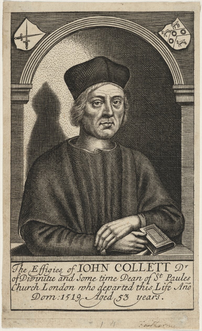 John Colet, D.D. alkotó: William Faithorne