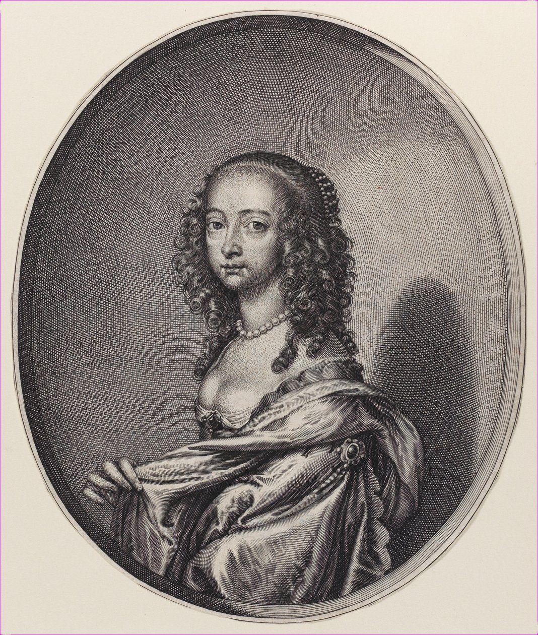 Mária, Orange hercegnője, 1641-50. alkotó: William Faithorne