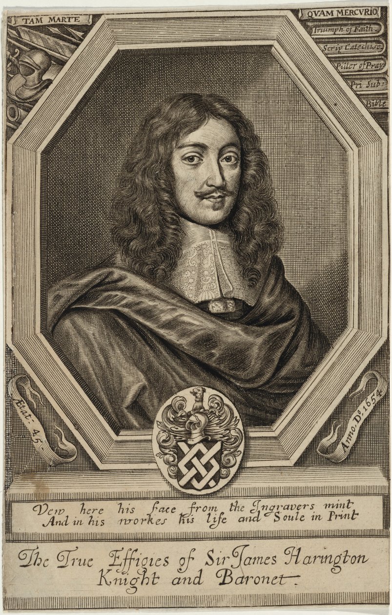 Sir James Harrington, Bart. alkotó: William Faithorne