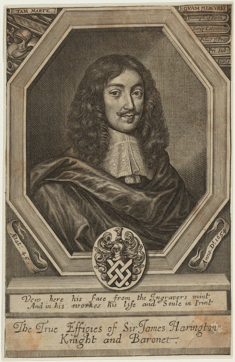 Sir James Harrington, báró alkotó: William Faithorne