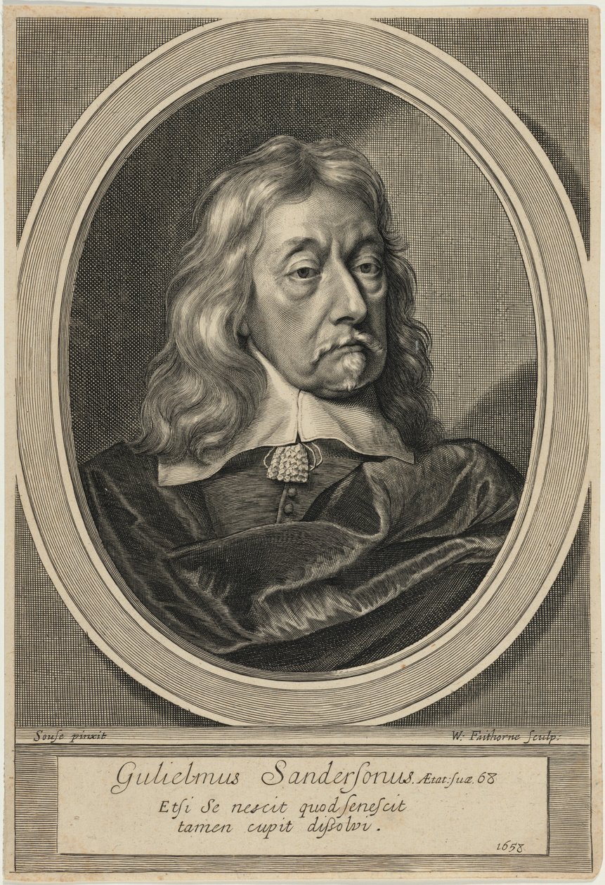 Sir William Sanderson alkotó: William Faithorne