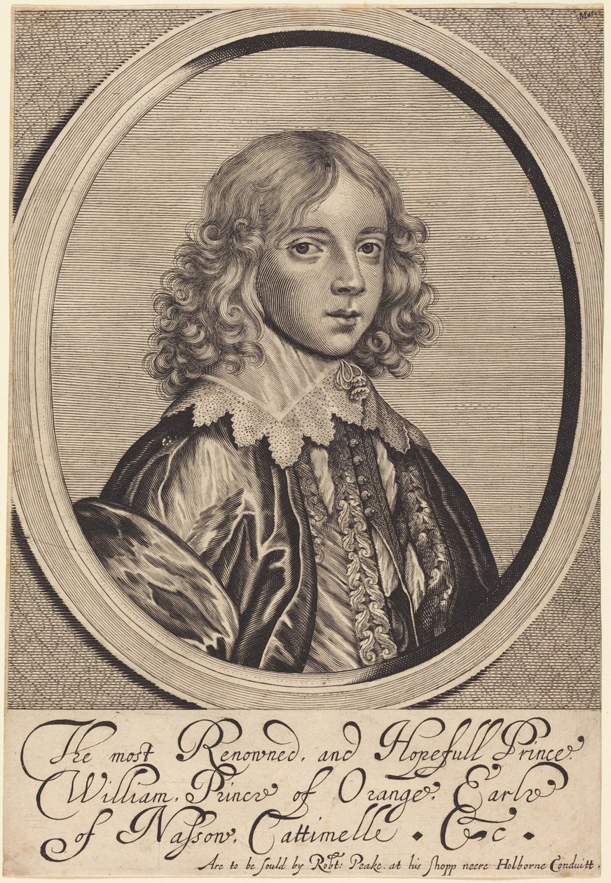 II. Vilmos, Orániai herceg alkotó: William Faithorne