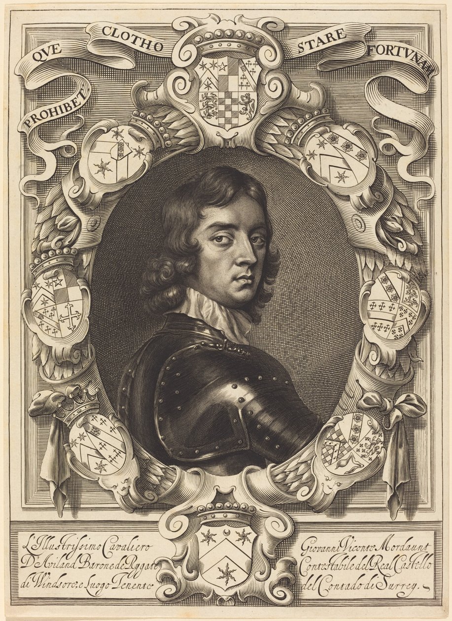John Mordaunt, Mordaunt vikomt alkotó: William Faithorne after Robert Walker
