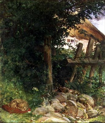 Brambles között alkotó: William Fettes Douglas