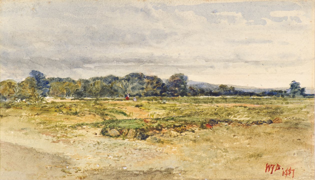 A Menteith-tó partján alkotó: William Fettes Douglas