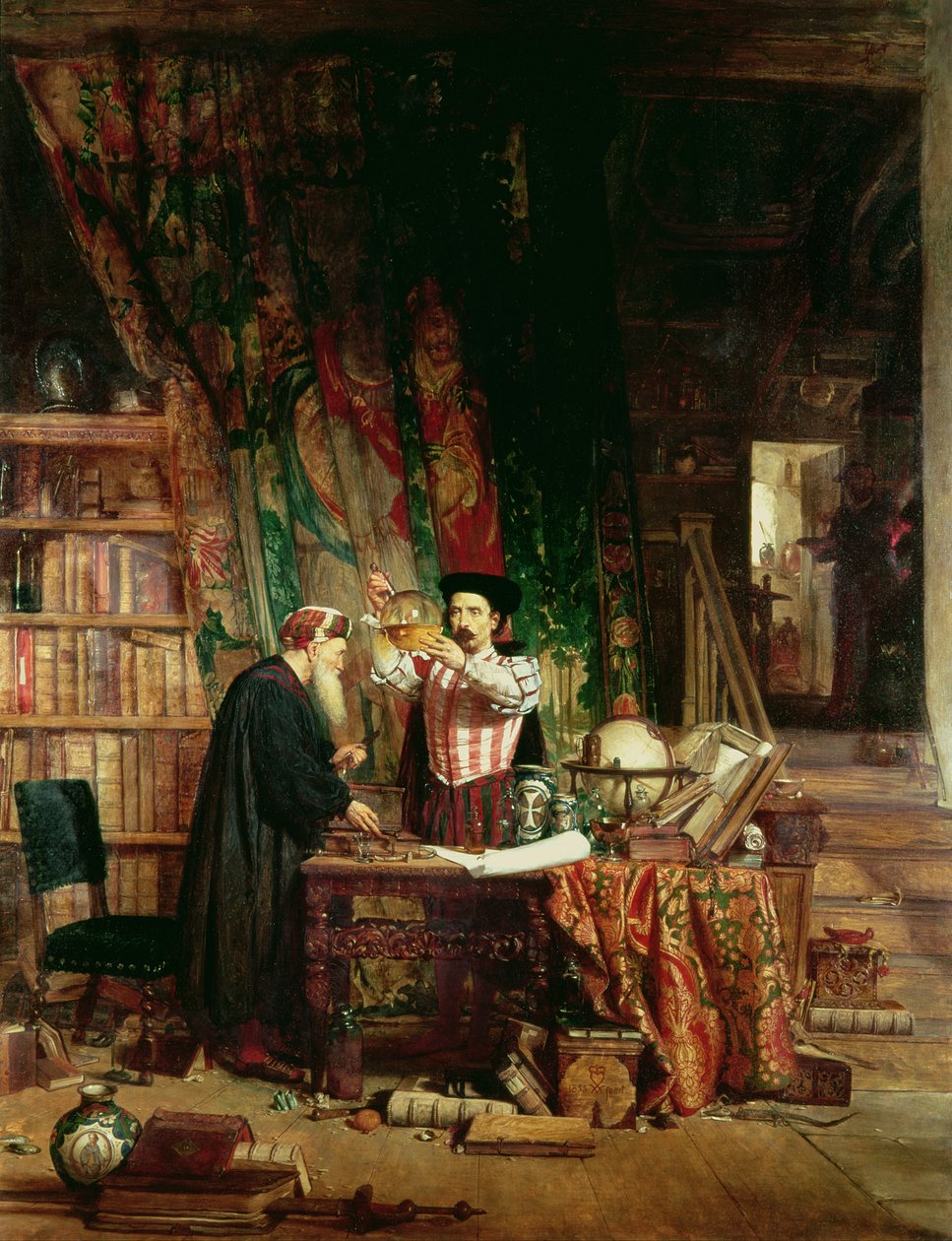 Az alkimista, 1853 alkotó: William Fettes Douglas