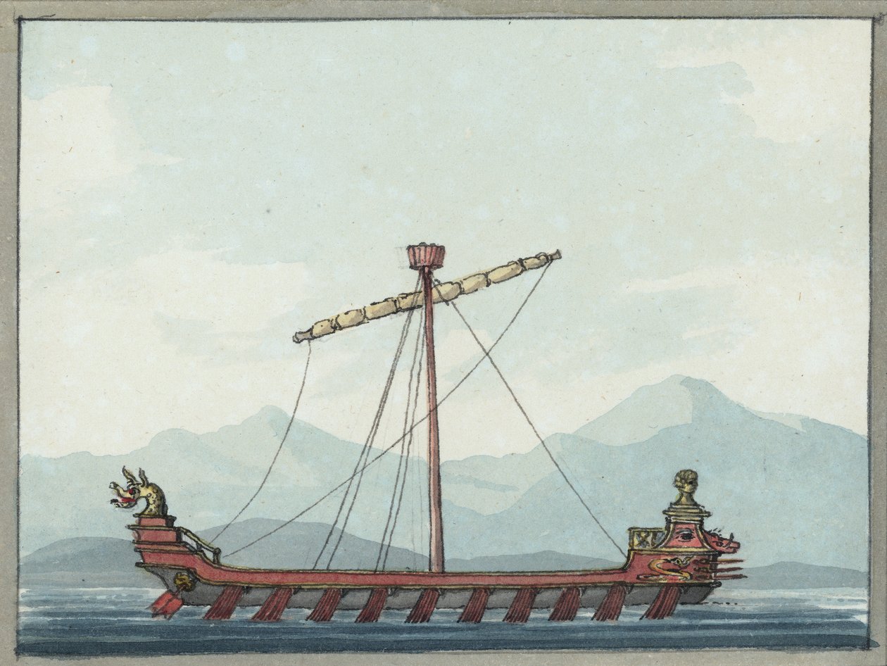 Phyras Epirus királya Heptereme alkotó: William Ffarington