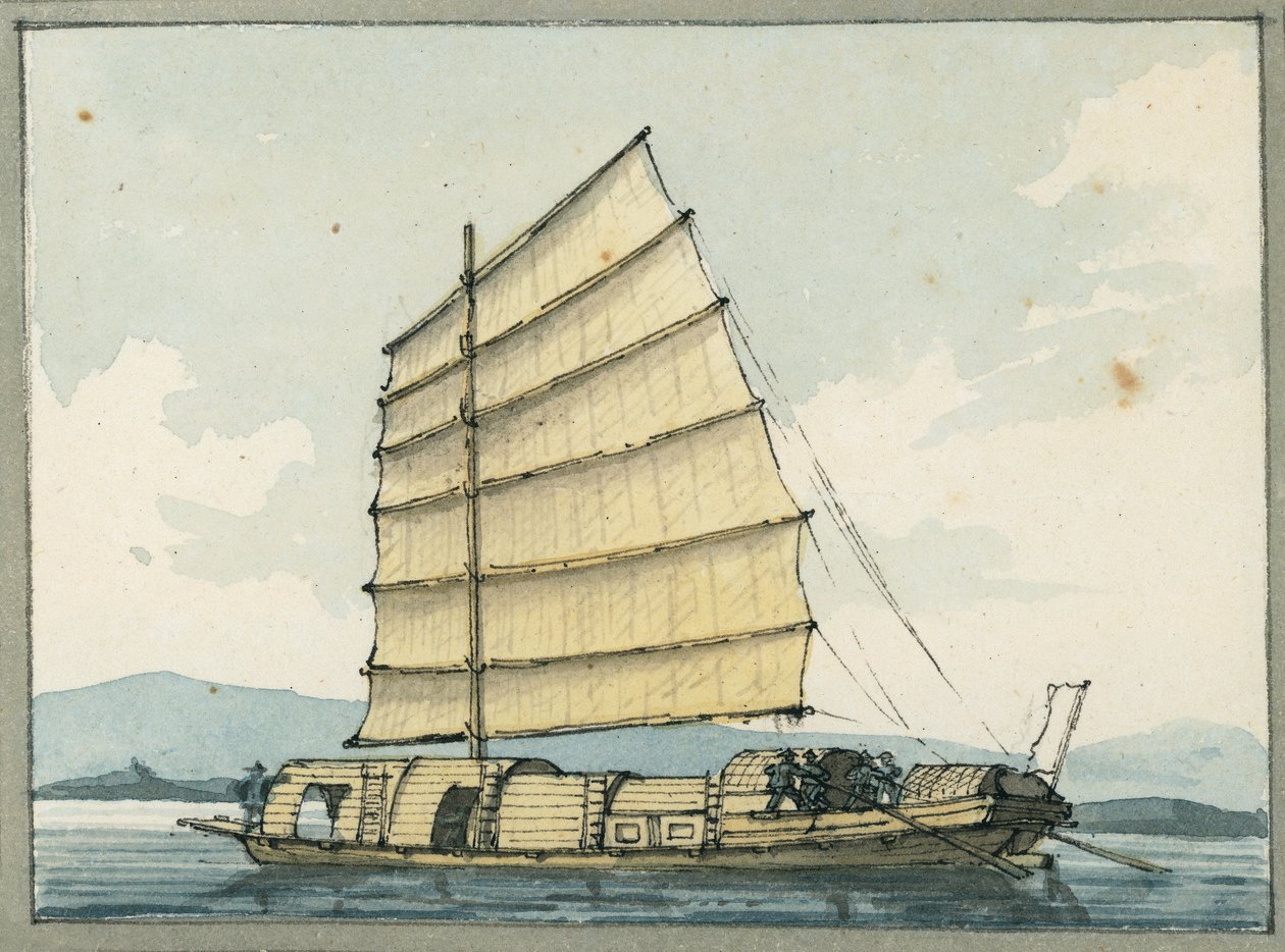 Kínai kereskedelmi hajó alkotó: William Ffarington