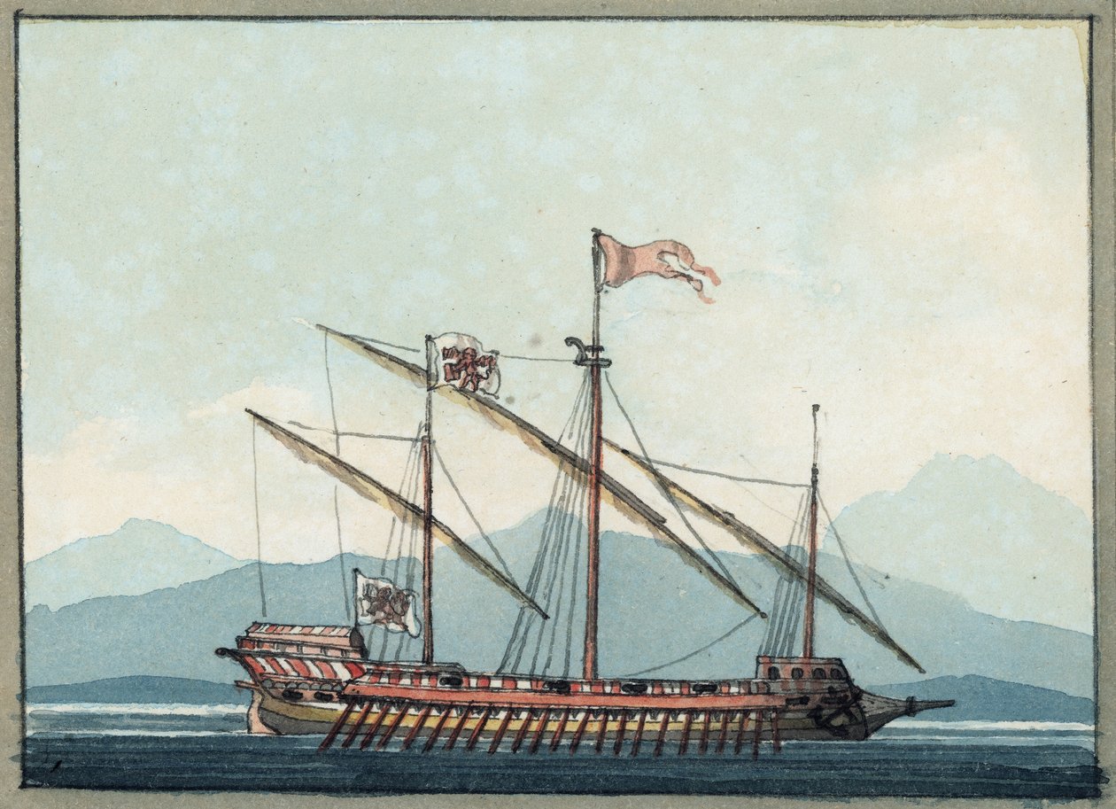 Velencei Gálya alkotó: William Ffarington