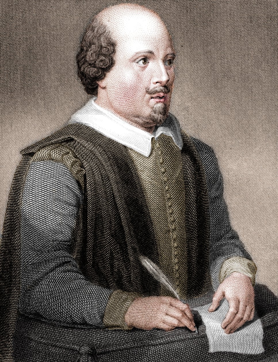 William Shakespeare angol költő és drámaíró, 1820. alkotó: William Finden