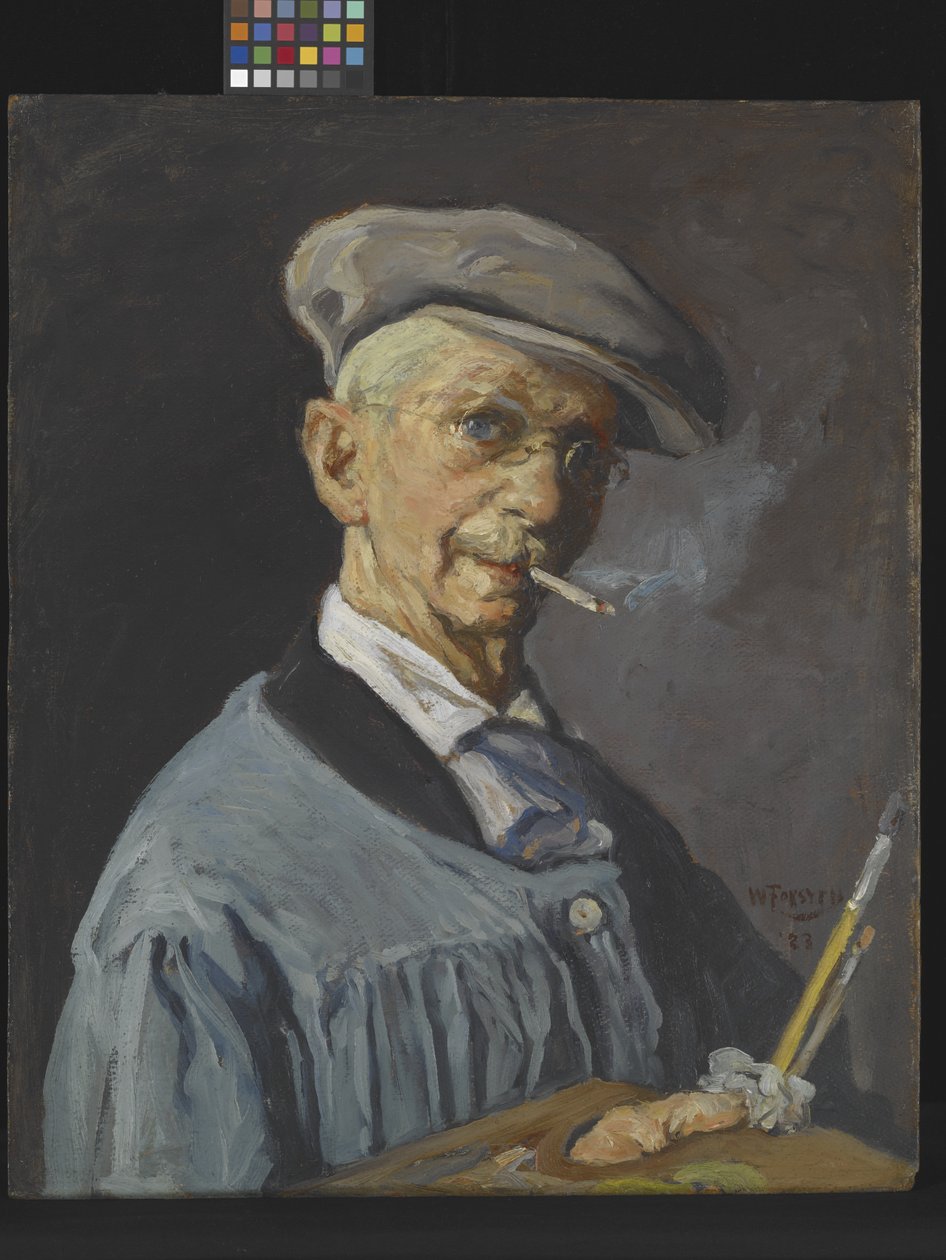A festő ember (olaj, vászon) alkotó: William Forsyth