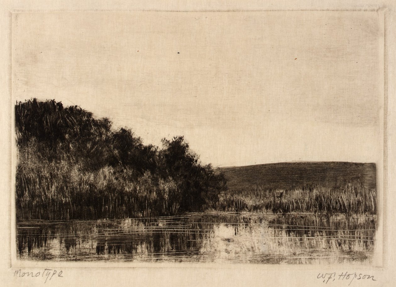 Folyami táj alkotó: William Fowler Hopson