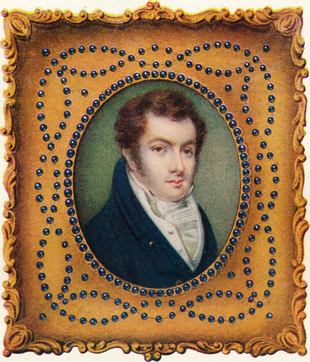 Washington Irving portréja, 1820 alkotó: William Foy