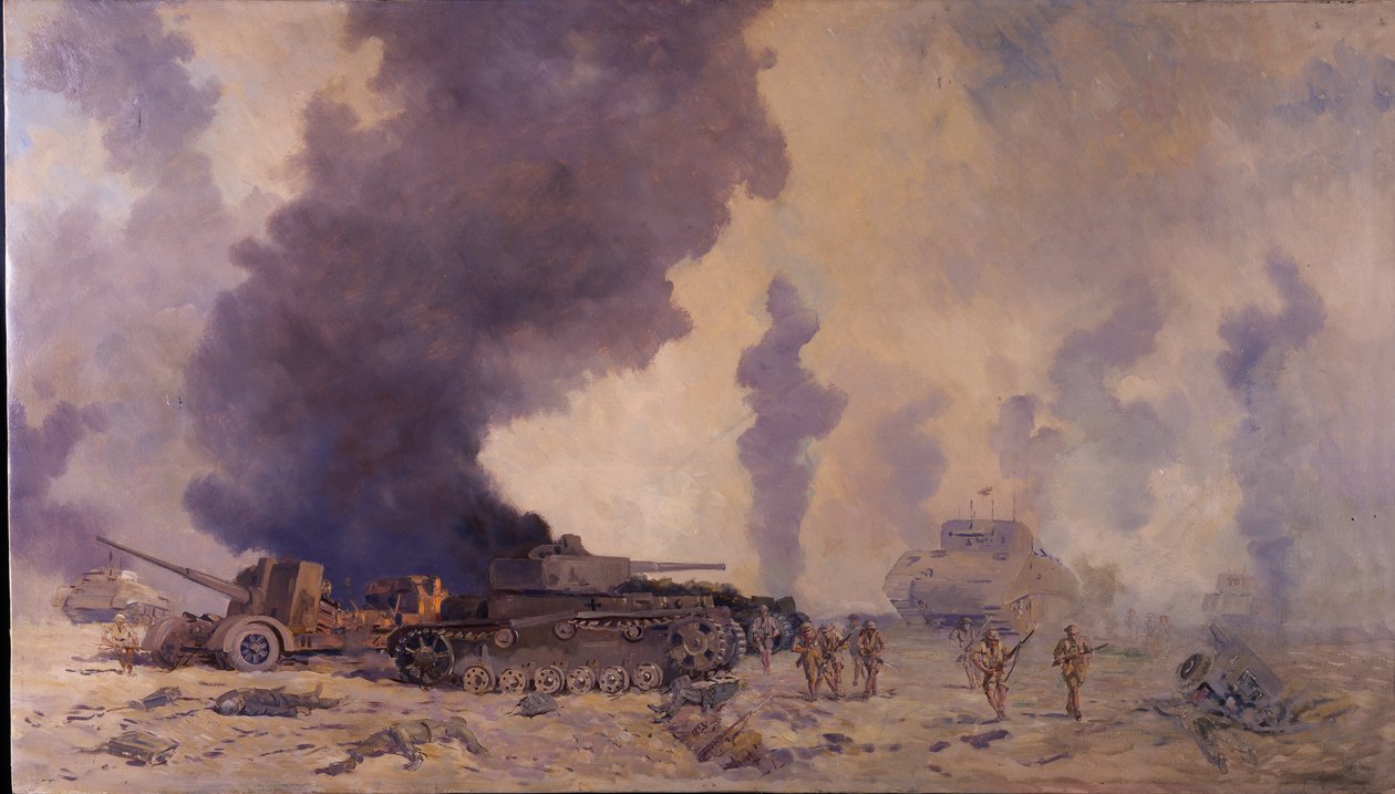 Az el-alameini csata alkotó: William Francis Longstaff