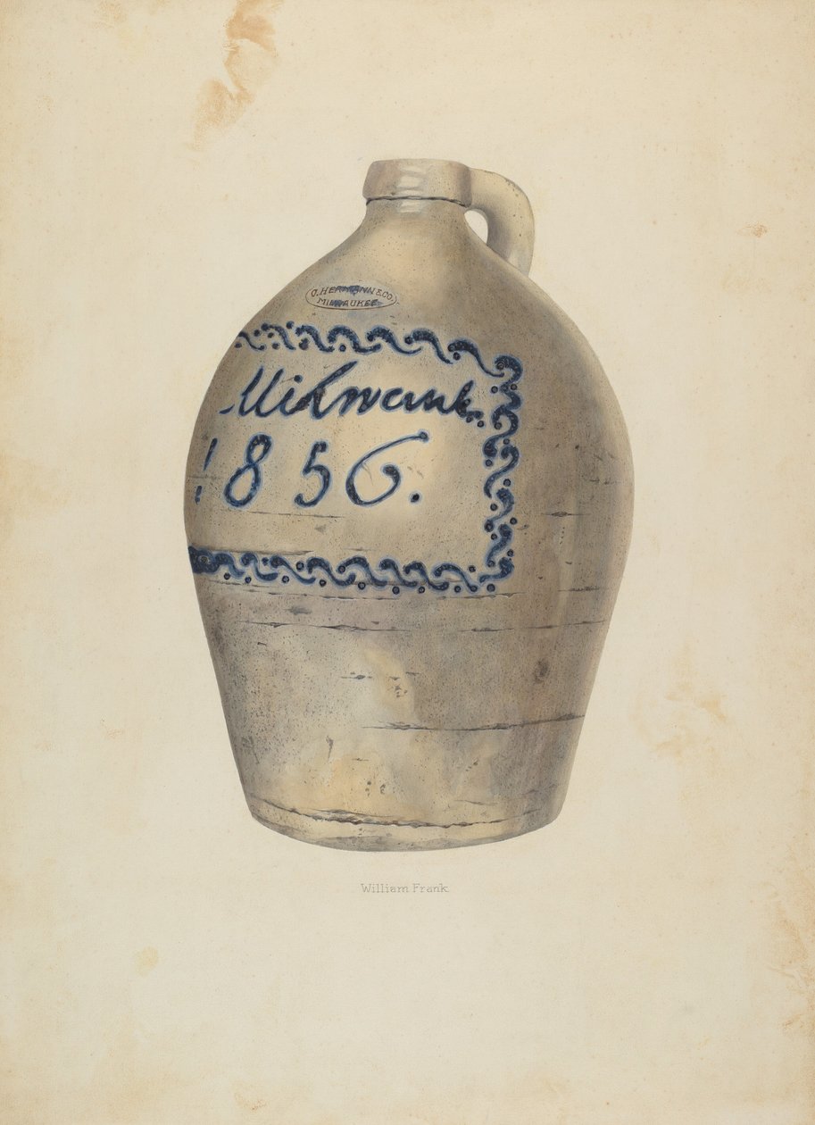 Kancsó, c. 1937. alkotó: William Frank