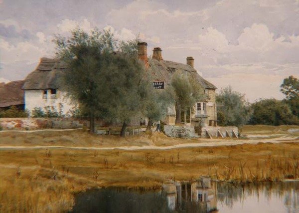 A Ferry Boat Inn, Holywell alkotó: William Fraser Garden