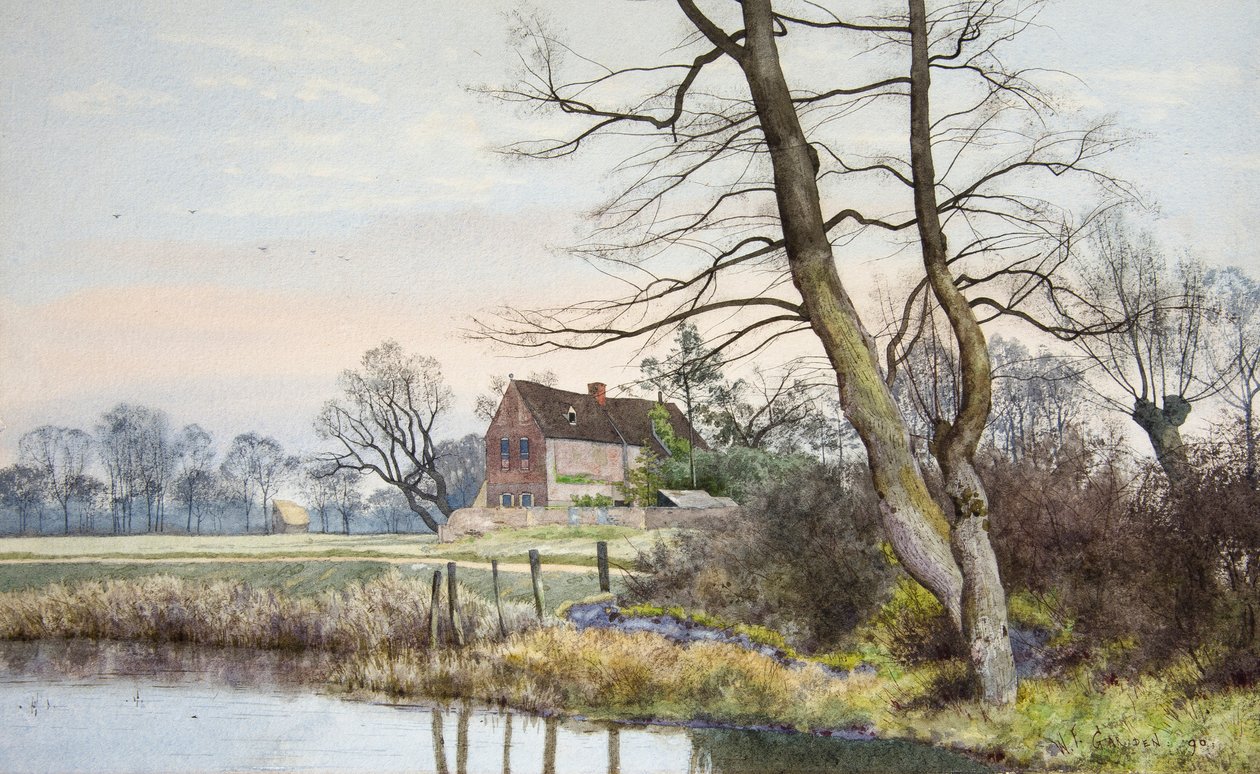 The Manor House, Hemingford Grey alkotó: William Fraser Garden