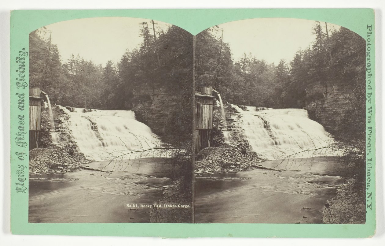 Rocky Fall, Ithaca Gorge, 19. század vége. alkotó: William Frear